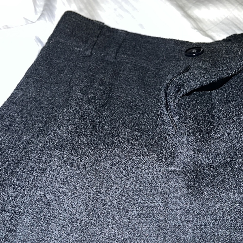 Zara Black Wool Work Pants